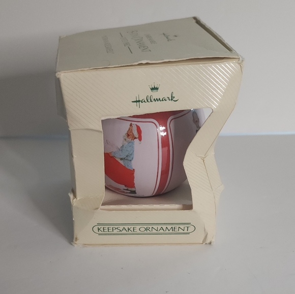 Vintage 1982 Norman Rockwell Ornament in original box - Picture 4 of 11